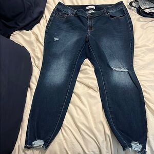 Lane Bryant Flexmagic Waistband Distressed Jeans